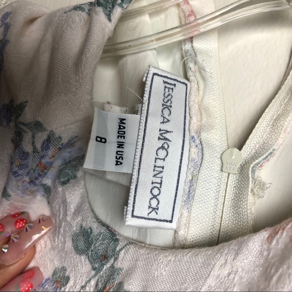 80’s Floral cottage core Jessica McClintock dress - Picture 7 of 7